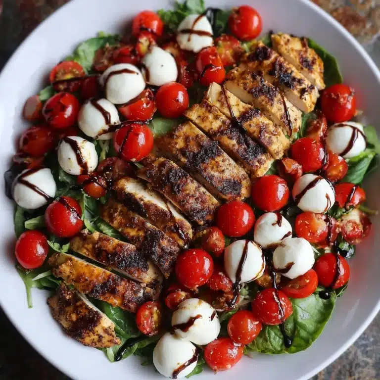 Balsamic Chicken Caprese Salad Recipe