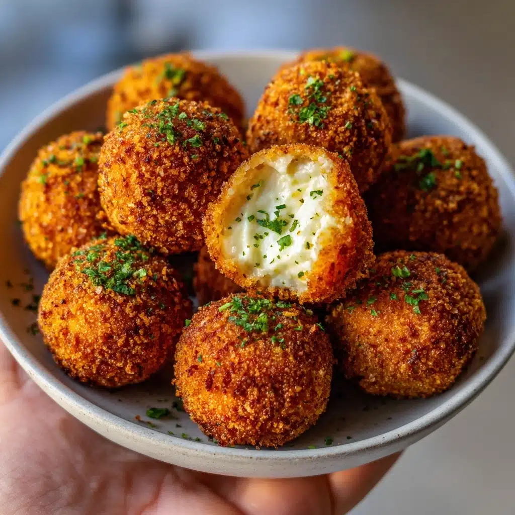 Air Fryer Cheesy Mashed Potato Balls Recipe