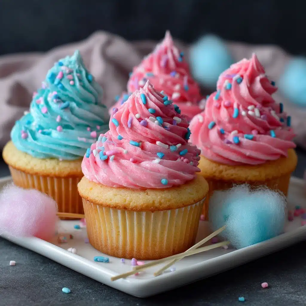 Cotton Candy Cupcakes Recipe