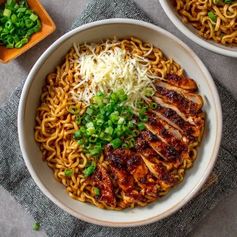 Garlic Noodles with Teriyaki Chicken Recipe