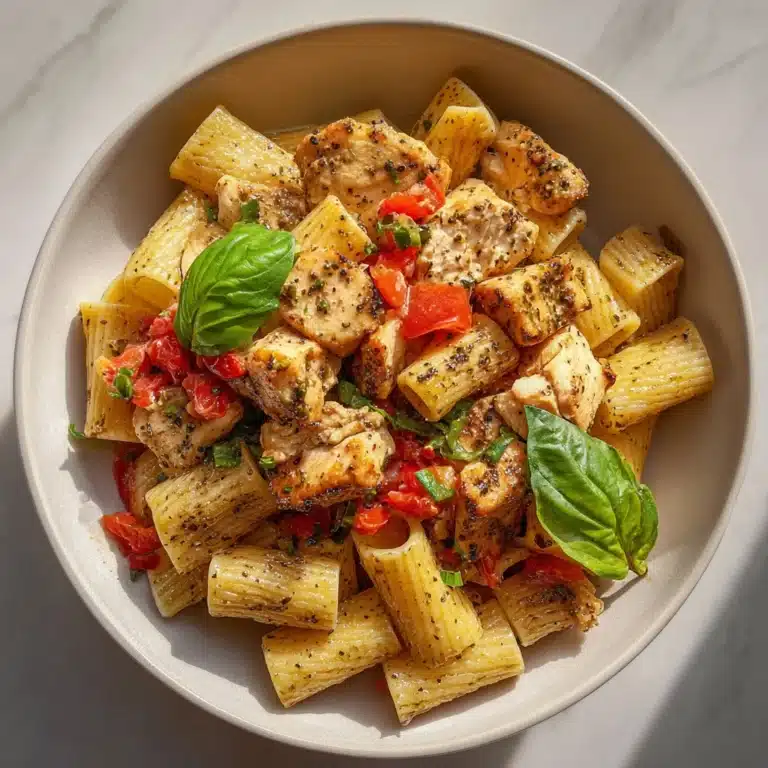 Bruschetta Chicken Pasta Recipe