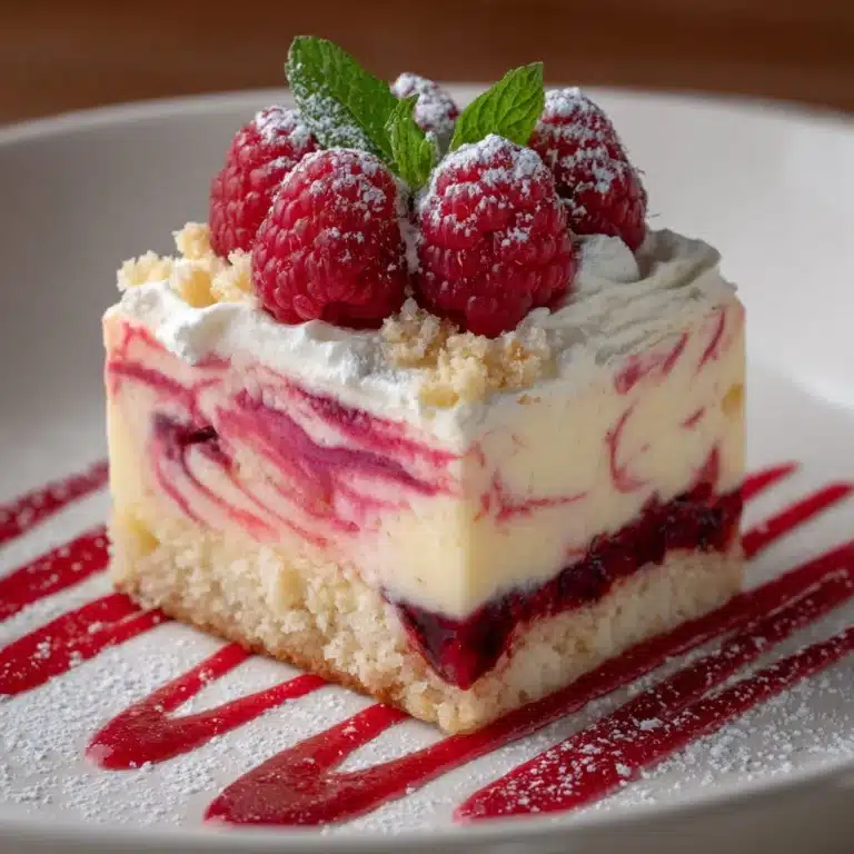 Raspberry Swirl Ice Cream Cake Recipe