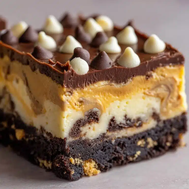 Chocolate Peanut Butter Cheesecake Bars Recipe