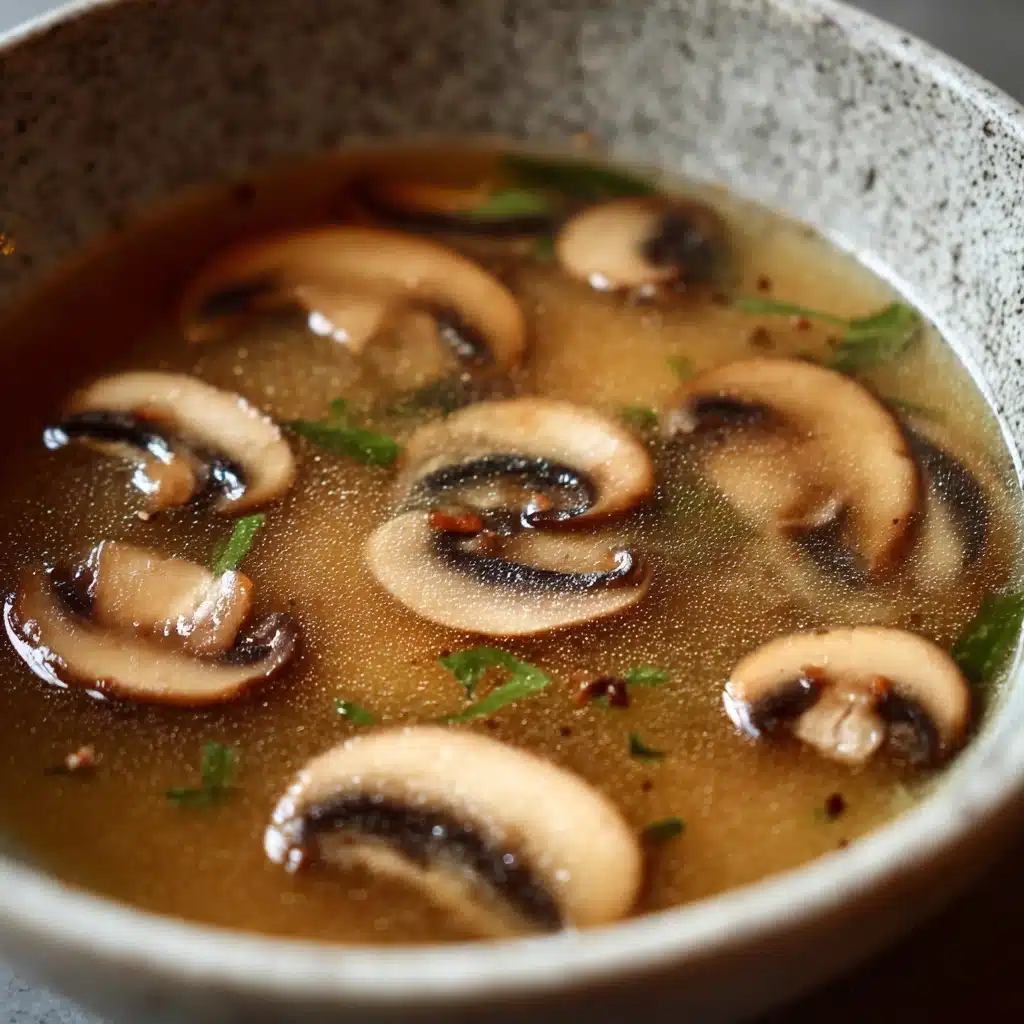 Japanese Clear Mushroom Soup Recipe - Recipe Image