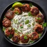 Greek Chicken Meatballs with Homemade Tzatziki Recipe