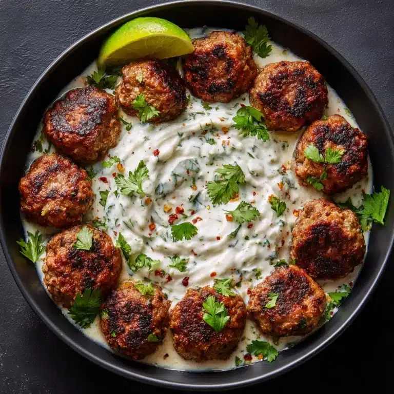 Greek Chicken Meatballs with Homemade Tzatziki Recipe