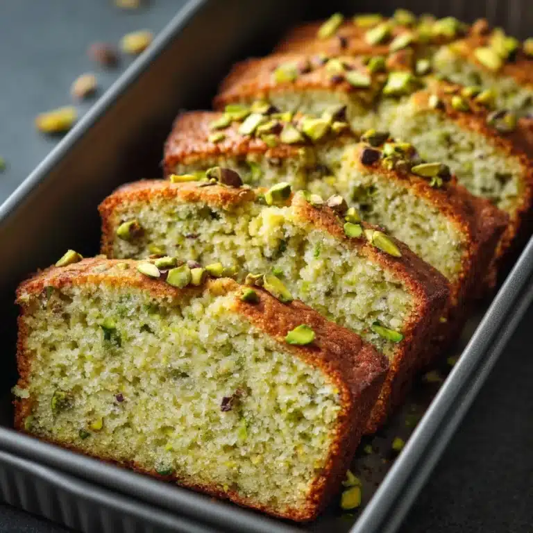 Pistachio Pudding Bread Recipe