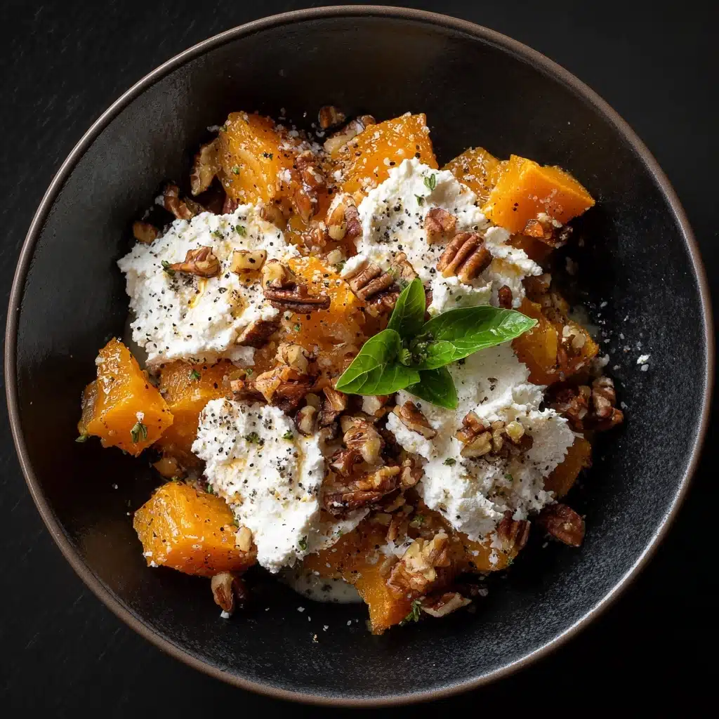 Maple Walnut Goat Cheese Roasted Sweet Potatoes Recipe - Recipe Image