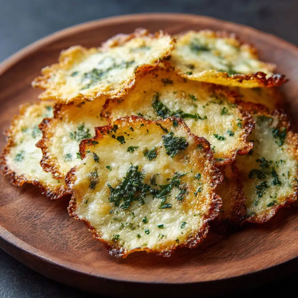 Spinach Dip Cheese Crisps Recipe - Recipe Image