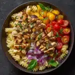 Mediterranean Chicken Pasta Salad Recipe
