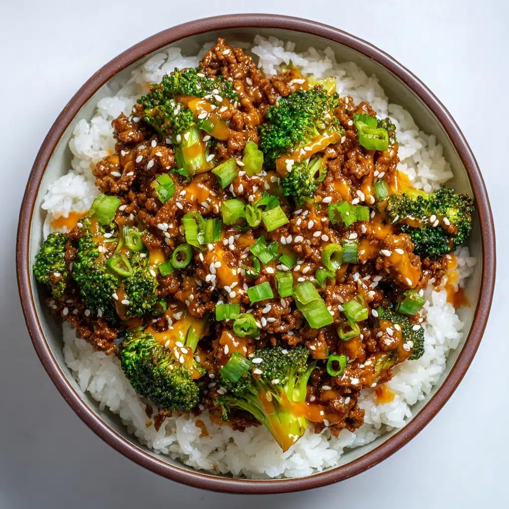 Teriyaki Ground Beef & Broccoli Bowl Recipe - Recipe Image