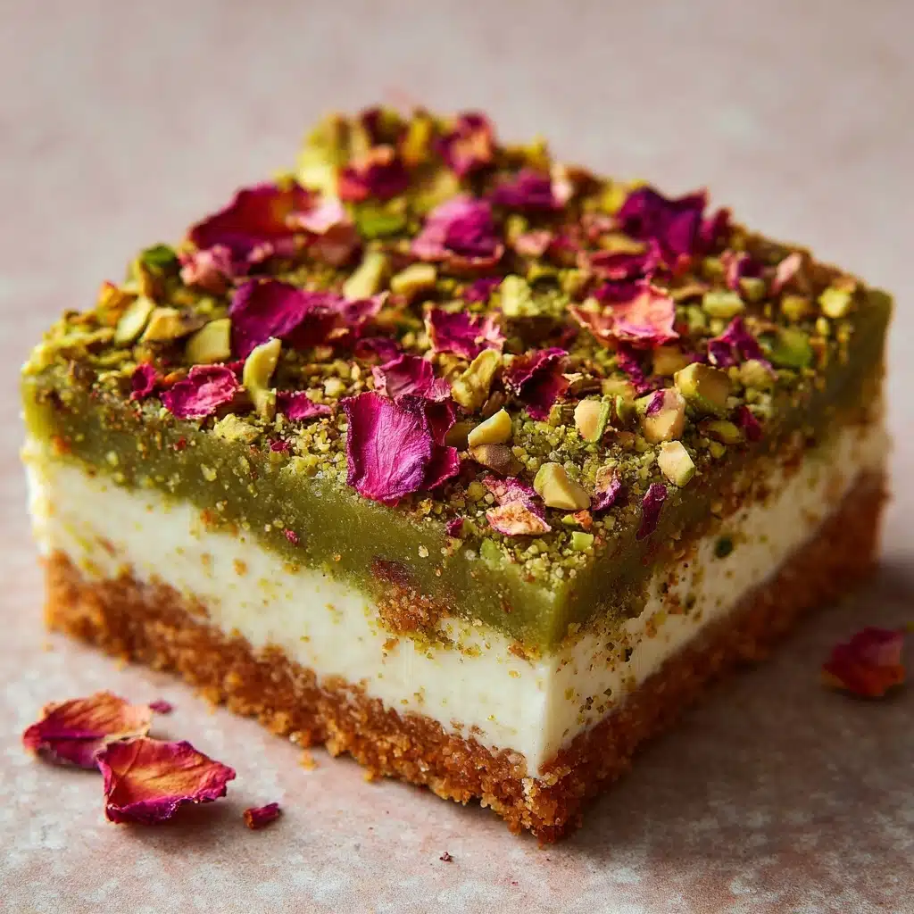 Pistachio Rose Tart Recipe - Recipe Image