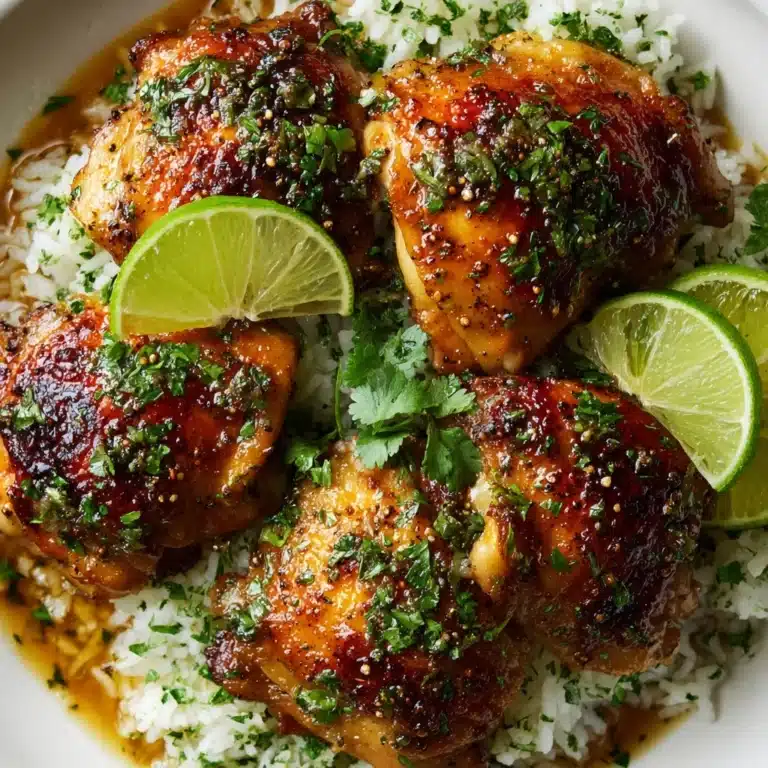 Cilantro Lime Chicken Thighs Recipe