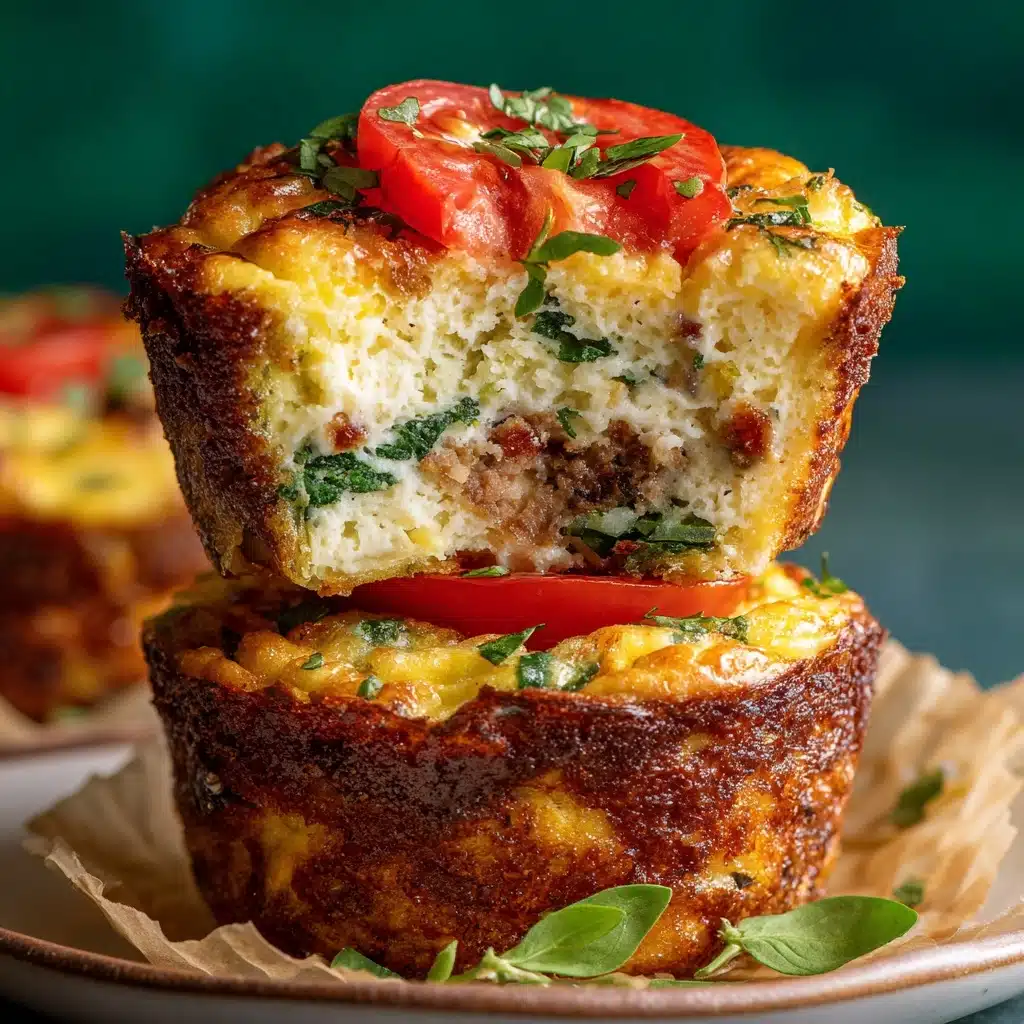 Veggie-Loaded Breakfast Frittata Cups Recipe - Recipe Image