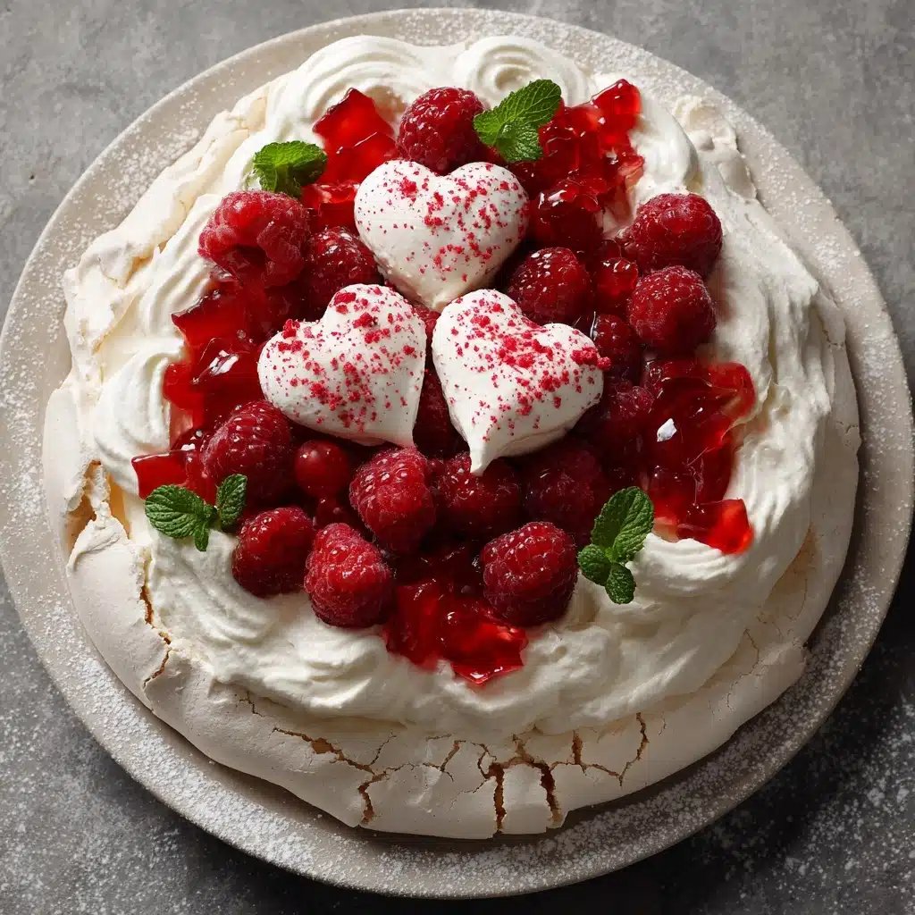 Heart-Shaped Pavlova Recipe - Recipe Image