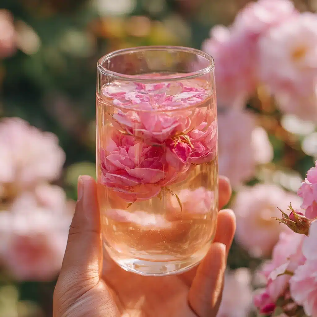 Rose Simple Syrup Recipe - Recipe Image