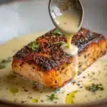 Blackened Salmon with Creamy Dijon Sauce Recipe