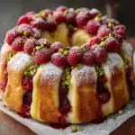 Raspberry and Pistachio Wreath Recipe