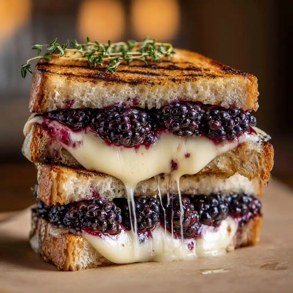 Balsamic Blackberry Bliss Grilled Cheese Recipe - Recipe Image