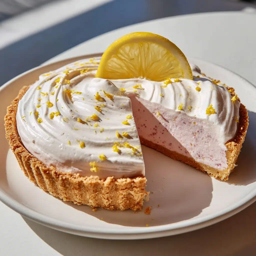 No Bake Strawberry Lemonade Pie Recipe - Recipe Image