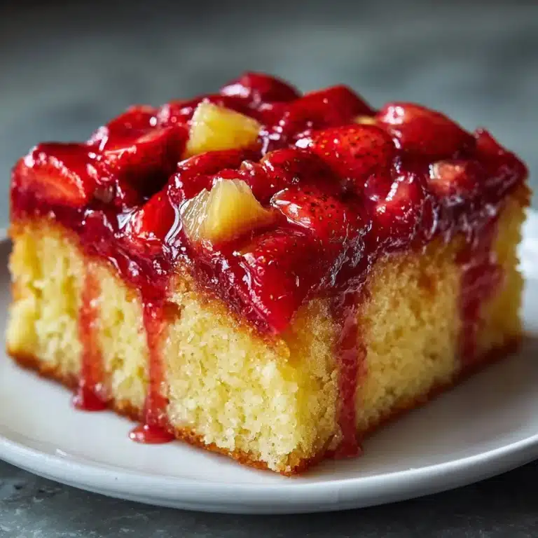 Strawberry Pineapple Pound Cake Recipe