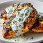 Grilled Chicken Breast with Creamy Dill Sauce Recipe