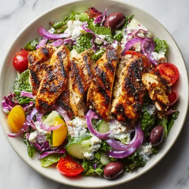 Healthy Greek Chicken Salad Recipe
