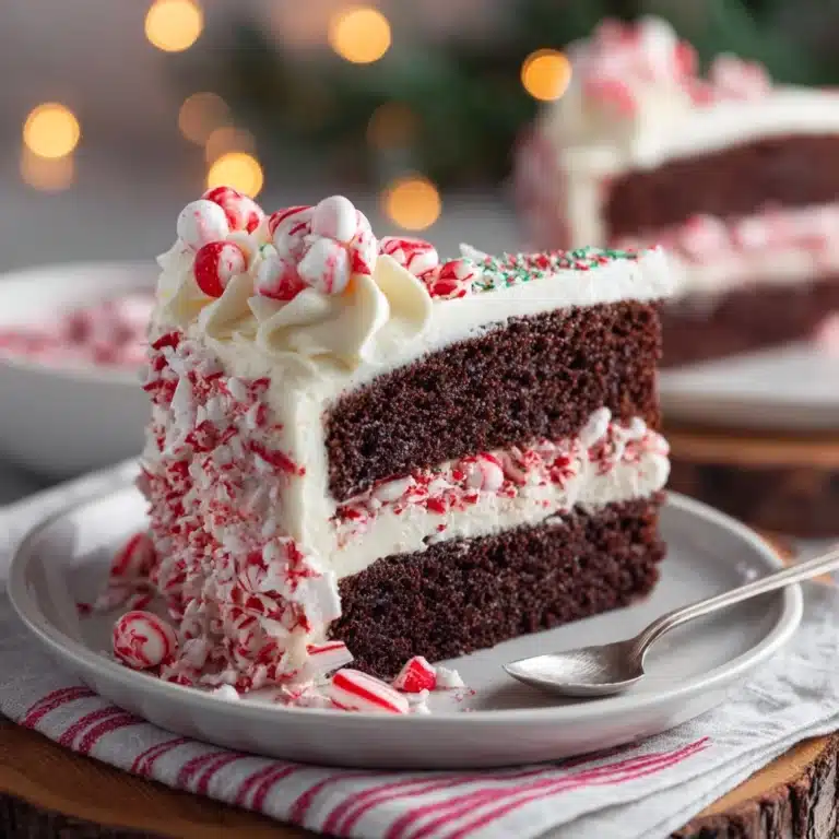 Festive Peppermint Cake Recipe