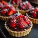 Chocolate Strawberry Tarts Recipe