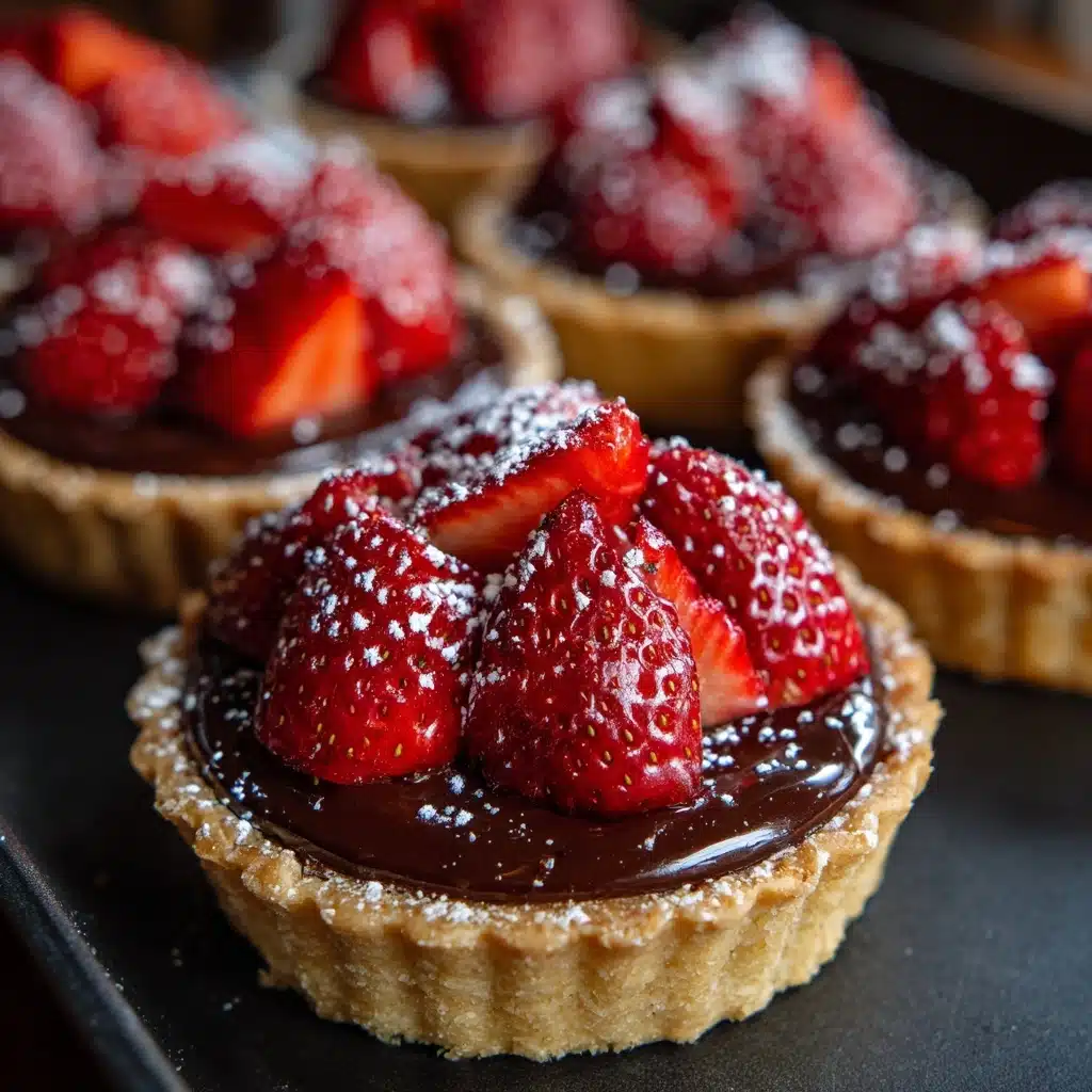 Chocolate Strawberry Tarts Recipe