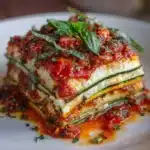 Layered Zucchini Ricotta Melts with Marinara Recipe