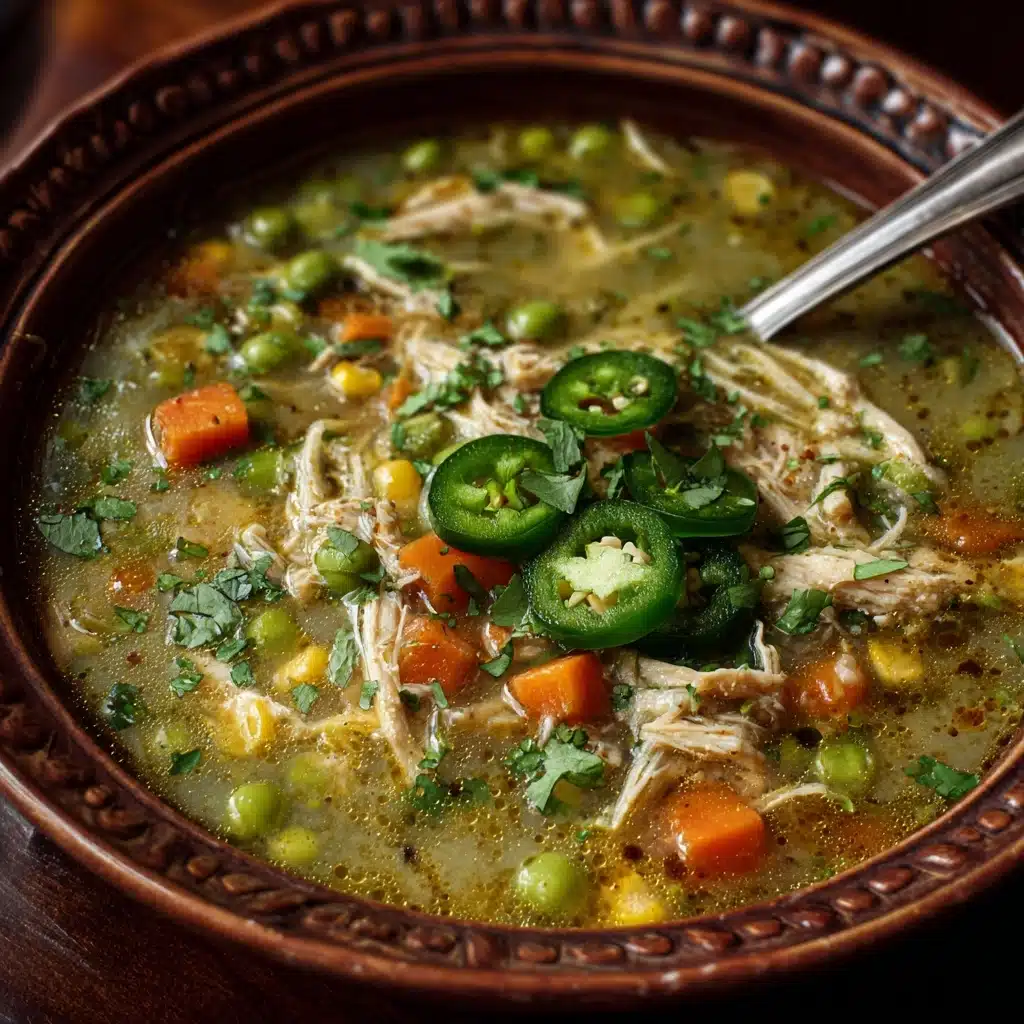 Crock Pot Green Enchilada Chicken Soup Recipe - Recipe Image