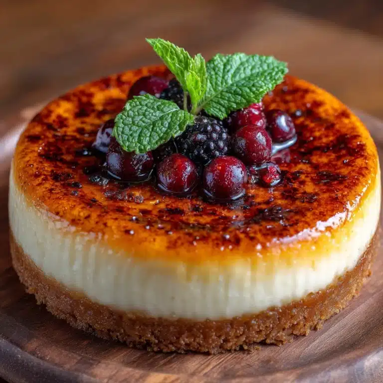 Crème Brûlée Cheesecake Recipe