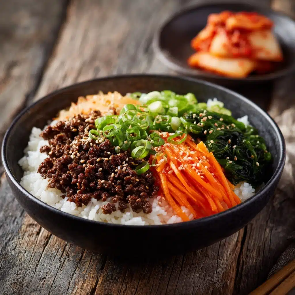 Korean Ground Beef Bowl Recipe - Recipe Image