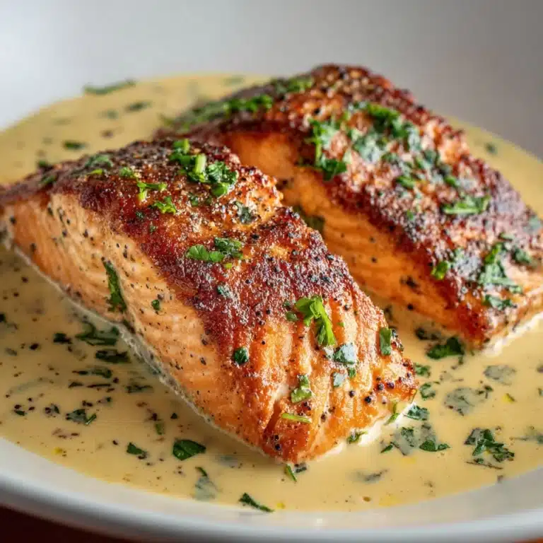 Creamy Garlic Butter Salmon Recipe