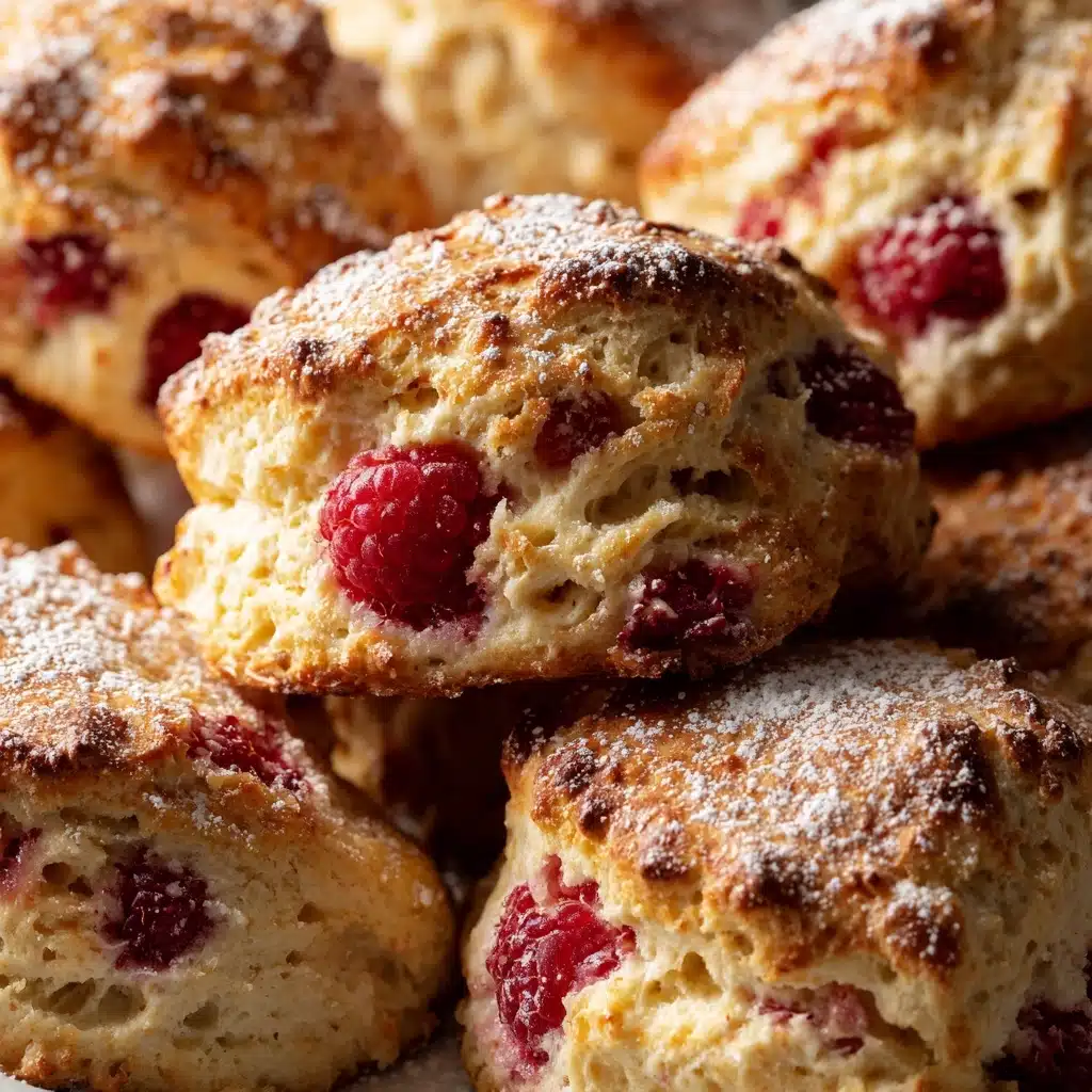Strawberry Rhubarb Scones Recipe - Recipe Image