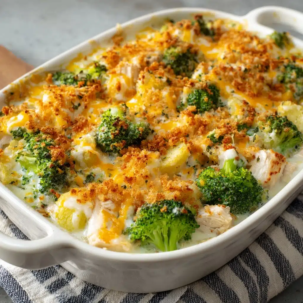 Baked Potato Chicken and Broccoli Casserole Recipe