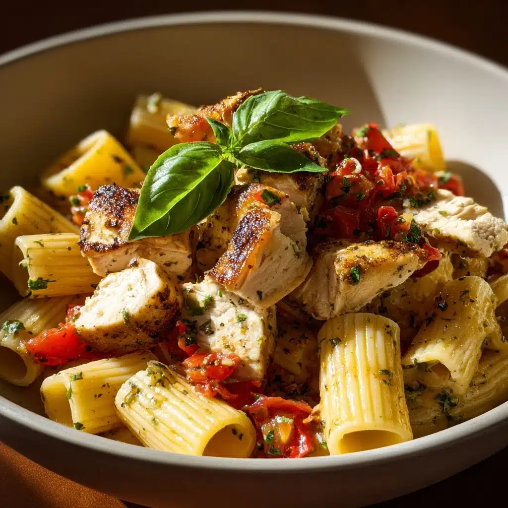 Bruschetta Chicken Pasta Recipe - Recipe Image