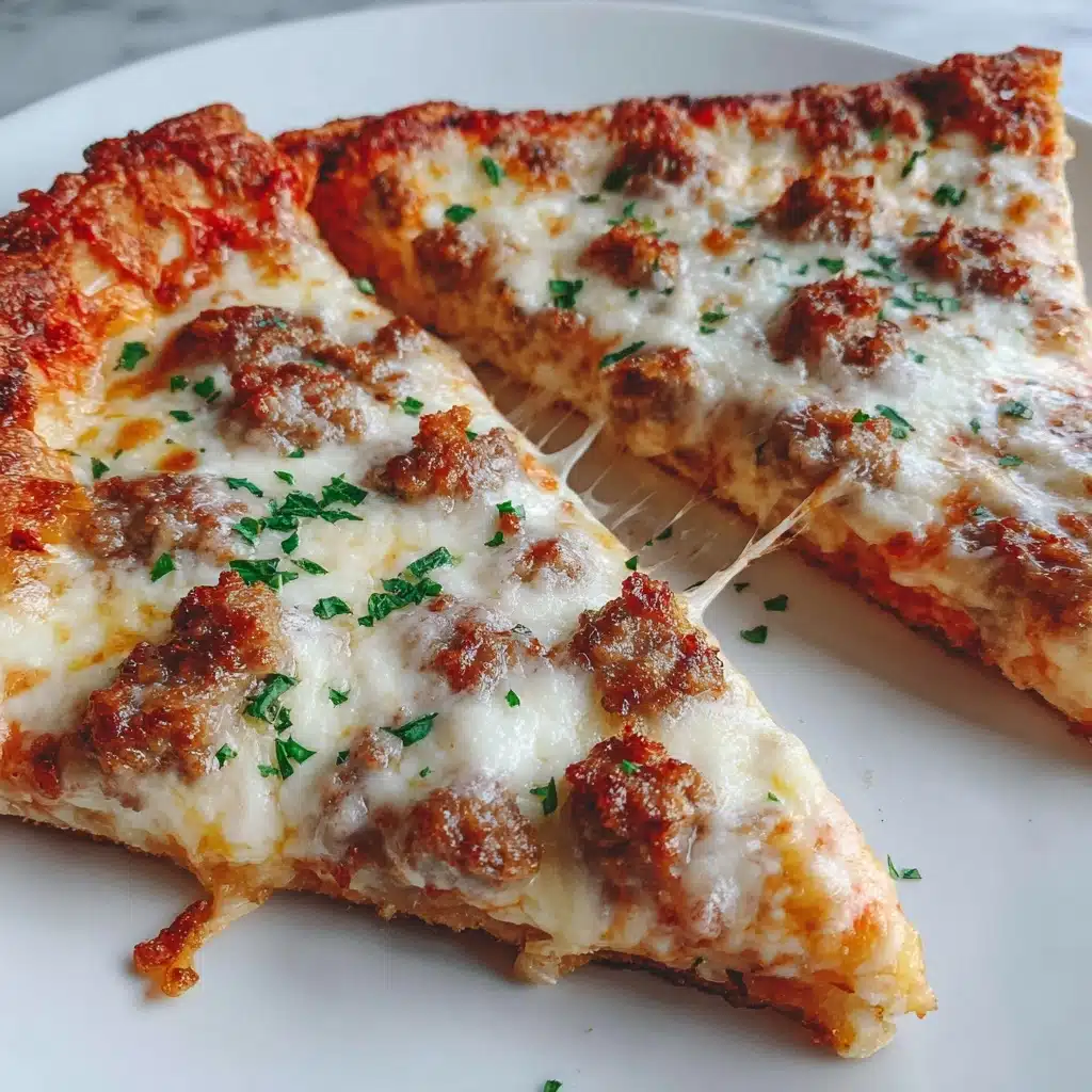 Biscuits & Sausage Gravy Breakfast Pizza Recipe - Recipe Image