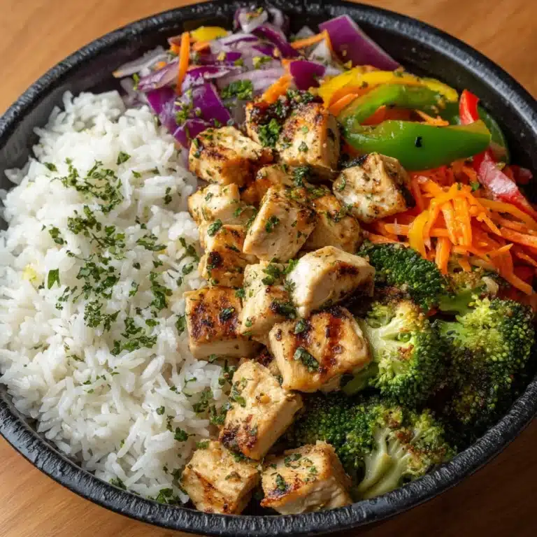 Healthy Chicken & Veggie Stir-Fry with Rice Recipe
