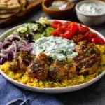 Instant Pot Chicken Souvlaki Rice Recipe