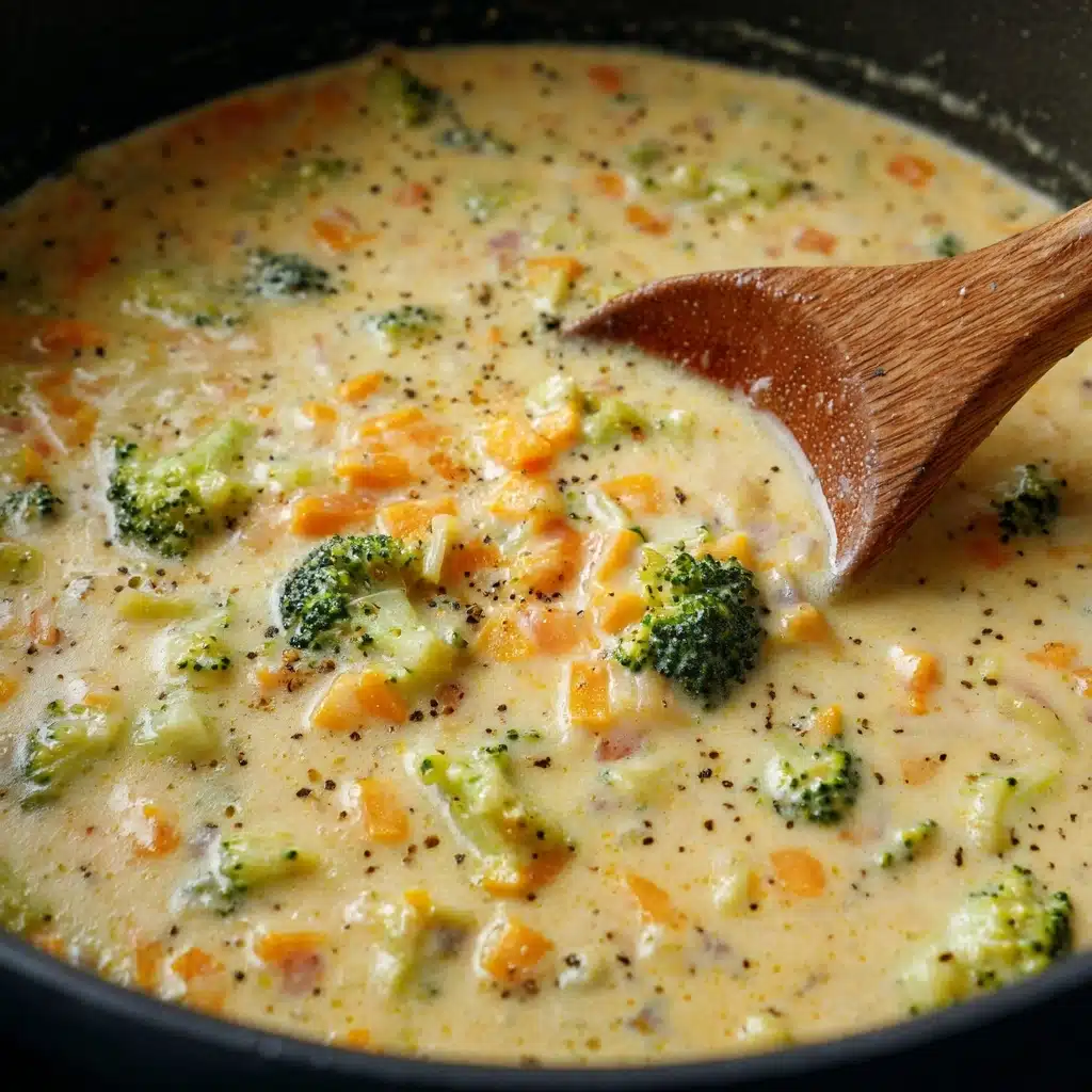 Creamy Broccoli Cheddar Soup Recipe