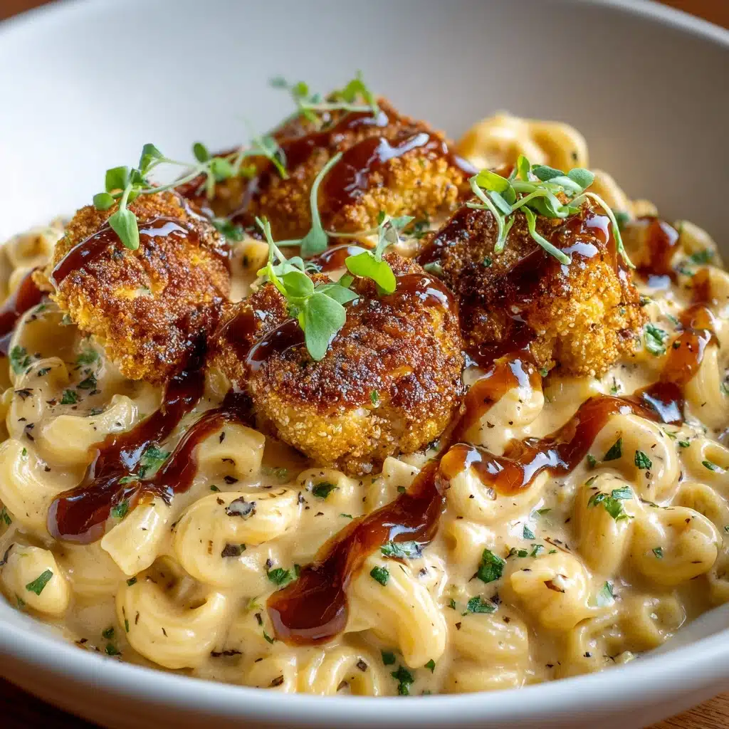 Honey Pepper Chicken Mac and Cheese Recipe - Recipe Image