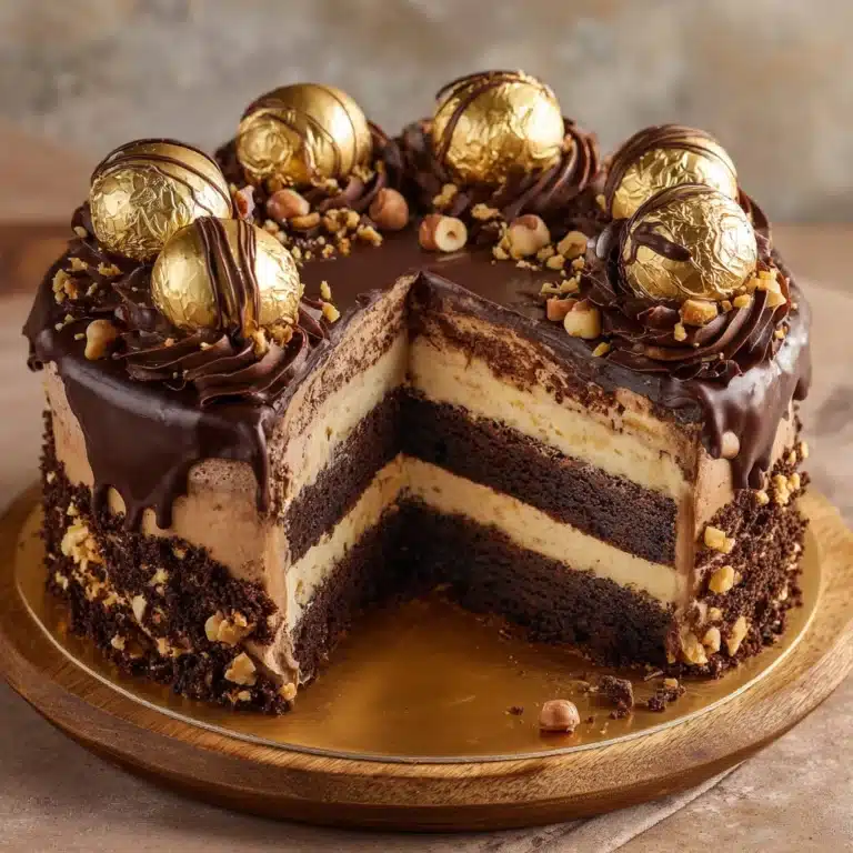 BEST Ferrero Rocher Cake Recipe