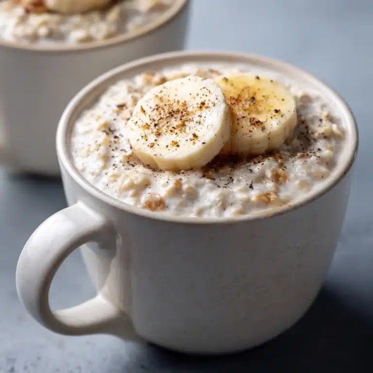 Banana Oatmeal Mug Dessert Recipe