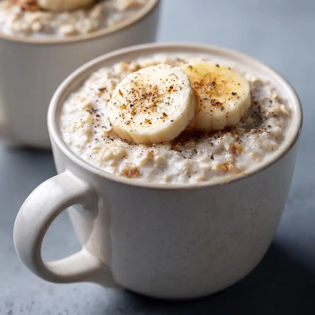 Banana Oatmeal Mug Dessert Recipe - Recipe Image