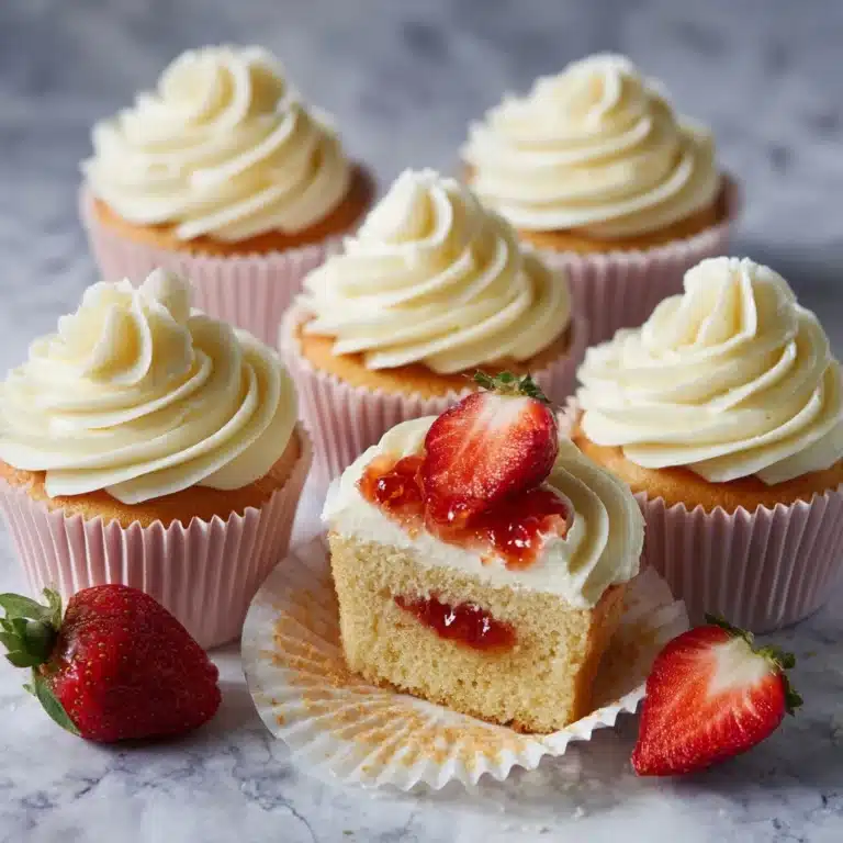 Strawberry Filled Cupcakes Recipe