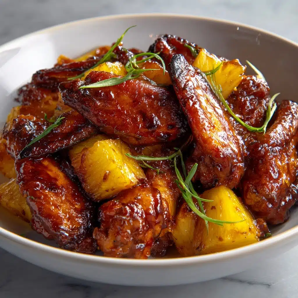 Pineapple Chicken Wings Recipe - Recipe Image