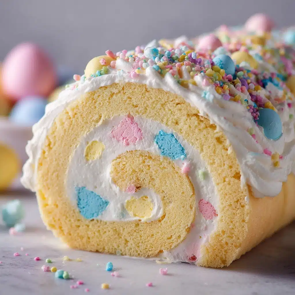 Easter Cake Roll Recipe - Recipe Image