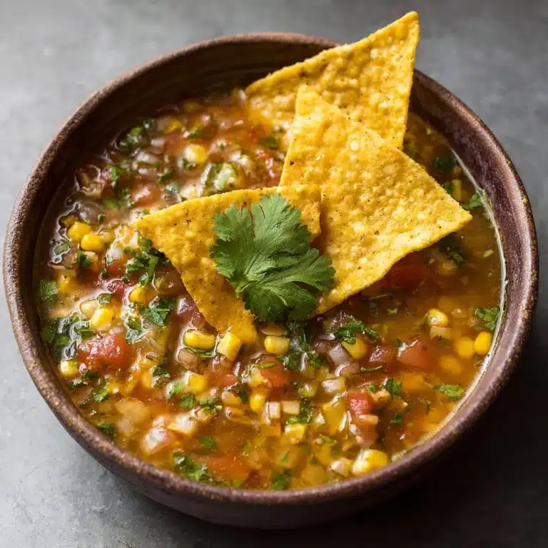 Salsa Verde Tortilla Soup Recipe